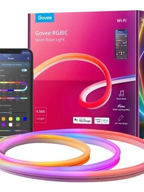 Govee RGBIC Neon Rope Light - Multicolor Wi‑Fi LED Strip